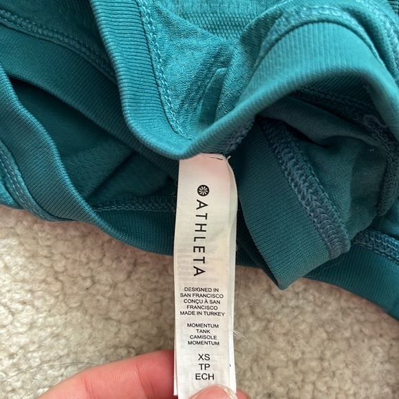 Athleta seamless momentum tank teal size xs - Picture 4 of 4